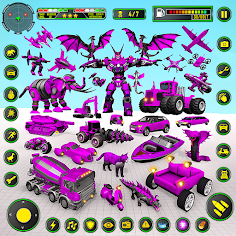 Elephant Robot Car Game 2025 - Screenshot 1