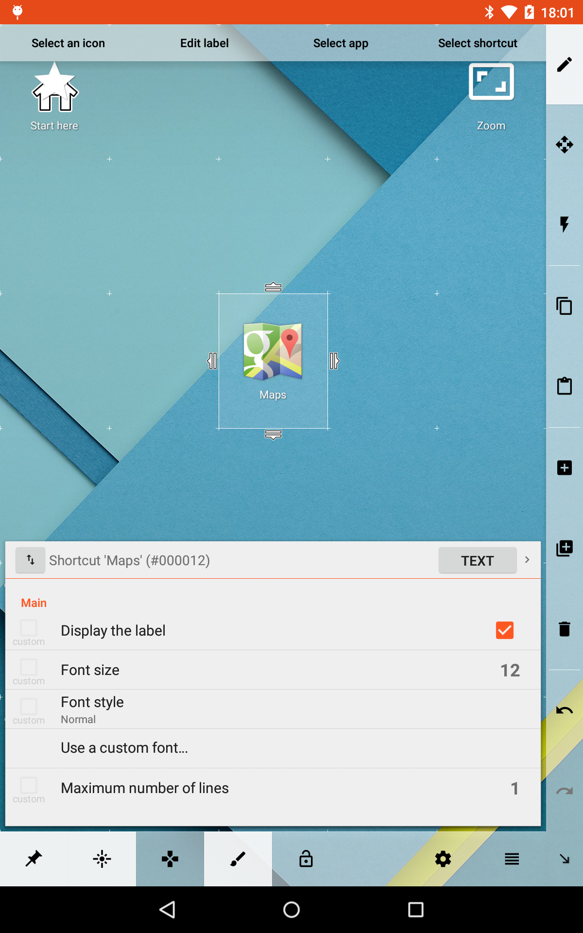 Android application Lightning Launcher screenshort