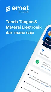 eMET: e-Meterai & Tanda Tangan