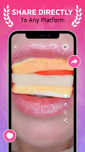 ASMR Eat Sound Satisfying Lips