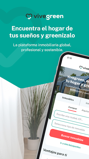 Android application Vivegreen screenshort