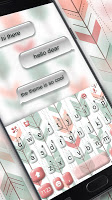 screenshot of Arrow Drawing Keyboard Theme