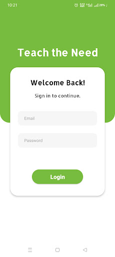 Teach the Need Screen 2