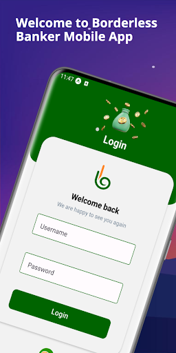 Android application Borderless Banker screenshort