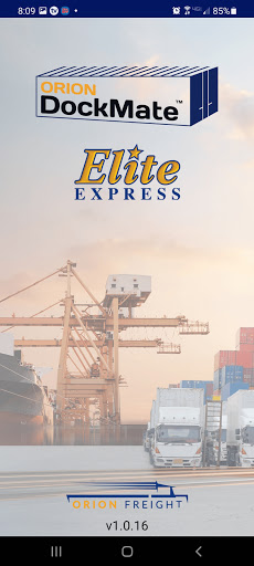 Android application Orion DockMate™ for Elite Expr screenshort