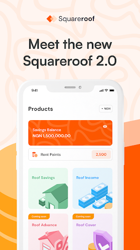 Android application Squareroof screenshort