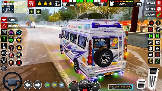 시내 버스 운전사 게임 3d