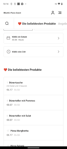 Bhattis Pizza Soest Screen 3