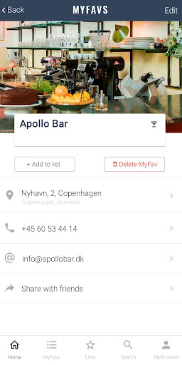 MyFavs: Your Top Spots Screenshot 3 - AppWisp.com