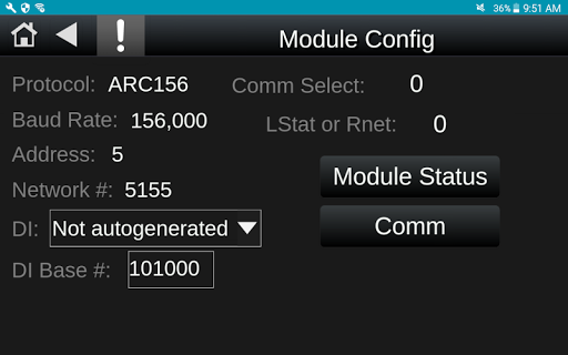 Equipment Touch (Carrier) Screen 2