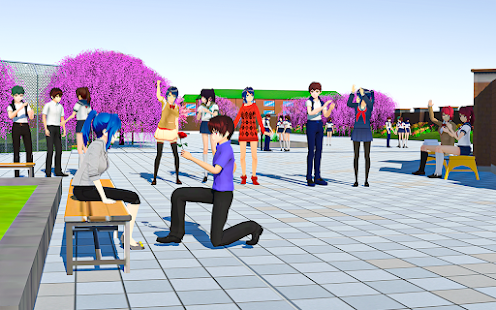 Anime High School Simulator 3D 0.0.9 APK screenshots 2