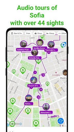 Android application Sofia Tour Guide:SmartGuide screenshort