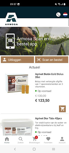Android application Armosa screenshort