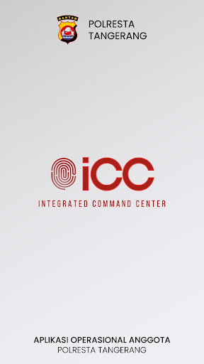 Android application iCC Polresta Tangerang screenshort