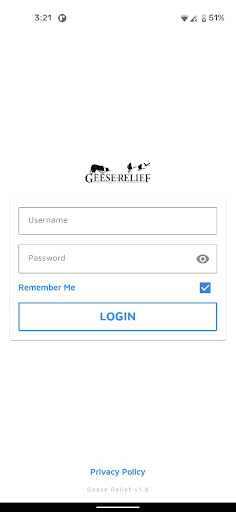 Android application Geese Relief screenshort
