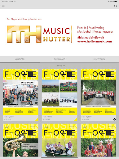 Android application Forte screenshort
