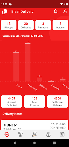 Android application Ersal Driver screenshort