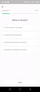 Flutter Dash Quiz