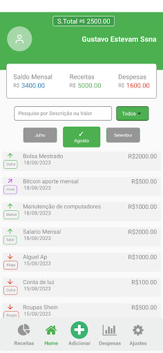 Simple Finanças Screen 3