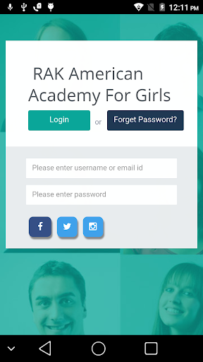Android application RAS AL KHAIMAH AMERICAN ACADEM screenshort