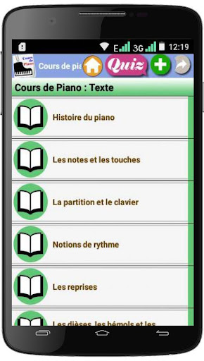 Cours de piano Screen 2