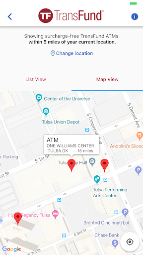 TransFund ATM Locator Screen 3