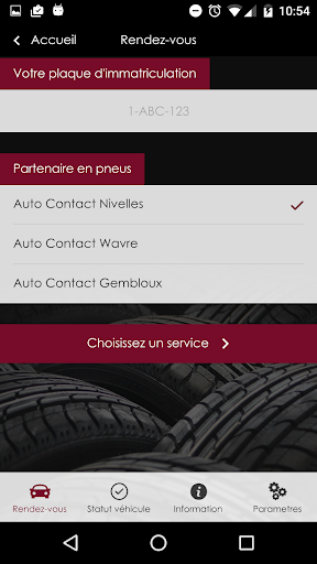 Auto Contact Screen 2