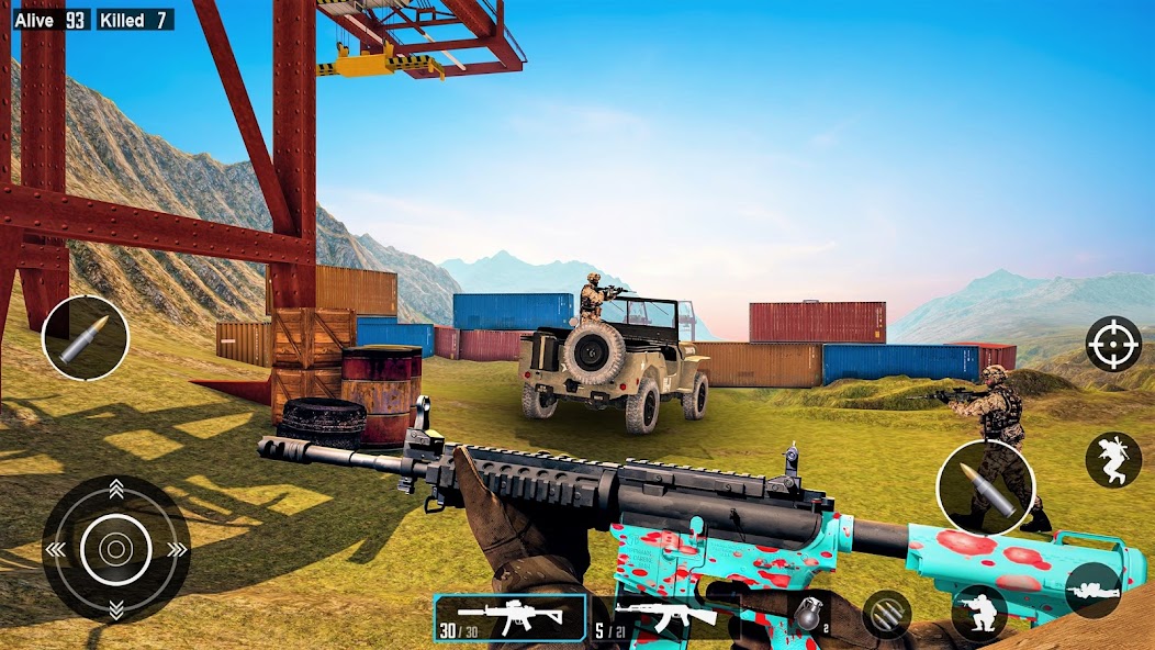 Commando Gun Shooting Games 7.7 APK + Mod (Remove ads / God Mode) for Android