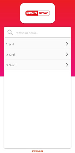Android application Kırmızı Beyaz Video Çözüm screenshort