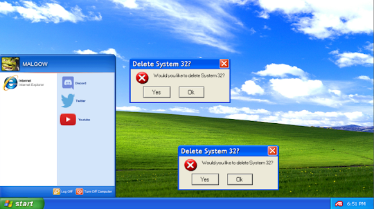 Windows XP Error in Roblox!!Windows Error Simulator(Roblox) 