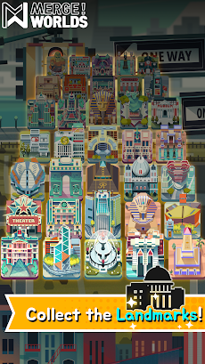 世界をマージ！自分の都市づくりのパズルのおすすめ画像3