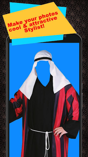 Android application Arab Man Photo Maker screenshort