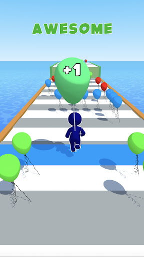 Android application Balloon Fly Running 3D screenshort