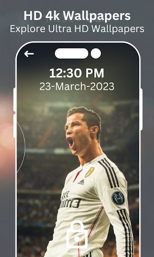 Android application Live Football Wallpapers 4k screenshort
