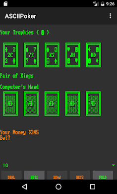 ASCIIPoker - Screenshot 2