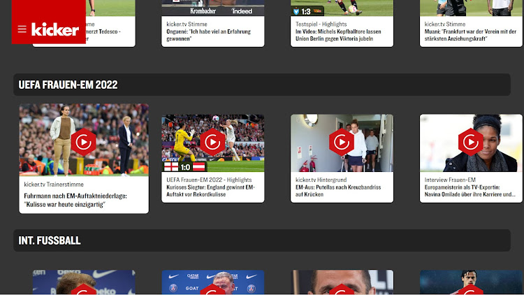 kicker Fußball News & Videos - 6.0.00 - (Android)