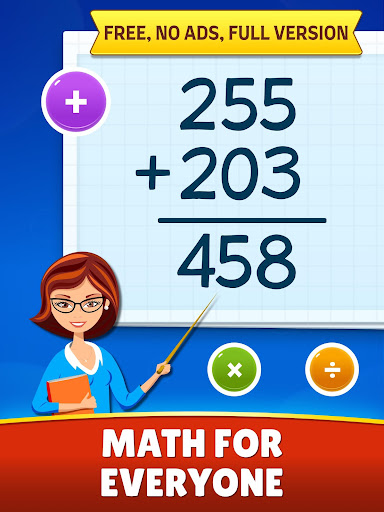 Math Games - Addition, Subtraction, Multiplication  screenshots 17