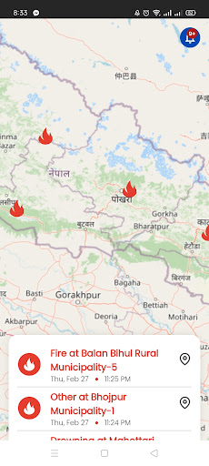 Fire Alert Screen 3