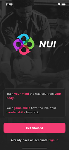 Android application Nui Sport screenshort