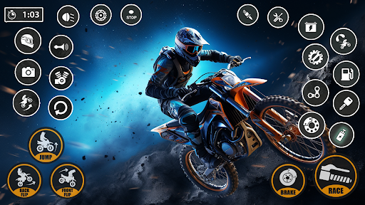 Android application Rampage Rider Bike Stunt Blitz screenshort