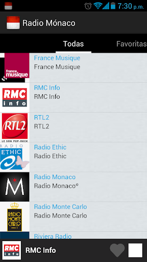 Monaco Radio Screen 3