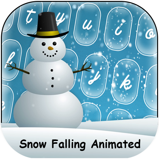 Snow Falling Animated Keyboard