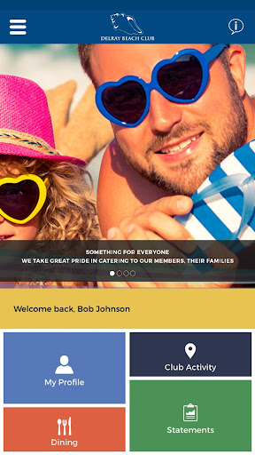 Android application Delray Beach Club screenshort