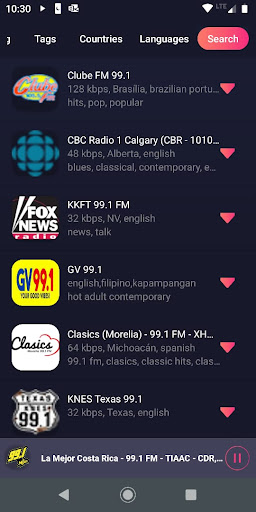 99.1 FM Radio Online App Screen 2