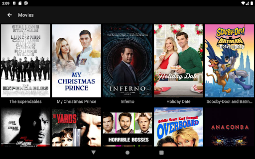 Screenshot of StratusIQ Fiber TV