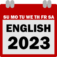 English Calendar Holiday 2021