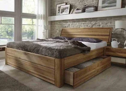 Wooden Bed