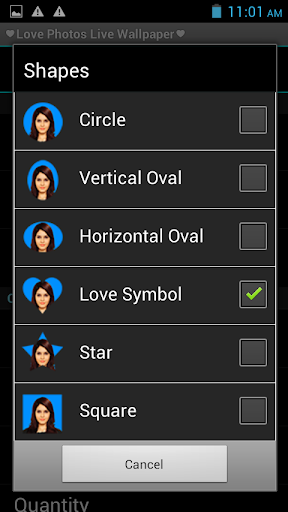 Love Photos Live Wallpaper Screen 3
