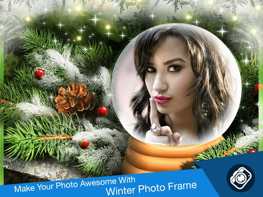 Android application Winter Photo Frames screenshort