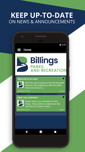Android application Billings Parks & Rec. Dept. screenshort
